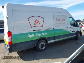 2019 Ford Transit Cargo with VIN 1FTBW3XM2KKB40981, listed as a IAAI auction lot 41558356 with 154,624 mi miles and . Bid and sale history available at DreamBid. Image 4.