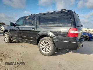 2015 Ford Expedition Max Limited with VIN 1FMJK1KT6FEF47356, listed as a Copart auction lot 65705205 with 186,591 mi miles and Clean title. Bid and sale history available at DreamBid. Image 2.