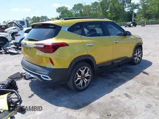 2021 Kia Seltos SX z VIN KNDETCA22M7187270, wystawiony jako IAAI lot #42264879 z przebiegiem 39 656 mil mil oraz . Historia ofert i sprzedaży dostępna na DreamBid. Obrazek 4.
