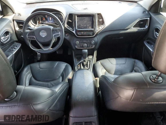 2019 Jeep Cherokee Limited с VIN 1C4PJLDB0KD170119, выставлен на аукционе Copart как лот 63515155 с пробегом 87 230 миль миль и Списание • Salvage title. История ставок и продаж доступна на DreamBid. Изображение 8.