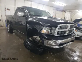 2009 Dodge Ram 1500 SLT with VIN 1D3HV18T19S741825, listed as a Copart auction lot 71555754 with 233,377 mi miles and Salvage Title. Bid and sale history available at carsss.com. Image 4.