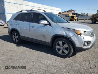 2013 Kia Sorento EX with VIN 5XYKUDA28DG326049, listed as a Copart auction lot 44078335 with 127,965 mi miles and Salvage Title. Bid and sale history available at carsss.com. Image 4.