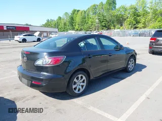 2013 Mazda 3 i SV with VIN JM1BL1TG9D1811438, listed as a IAAI auction lot 42185413 with 182,261 mi miles. Bid and sale history available at carsss.com. Image 4.