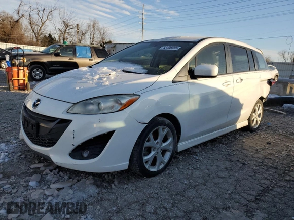 2012 Mazda 5 Touring with VIN JM1CW2CL2C0124689, listed as a Copart auction lot 42106995 with 212,880 mi miles and Non Repairable. Bid and sale history available at DreamBid. Image 1.
