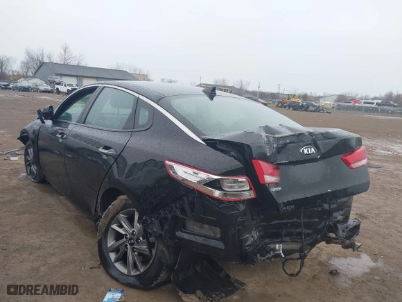 2019 Kia Optima LX with VIN 5XXGT4L30KG350541, listed as a IAAI auction lot 41908755 with 47,085 mi miles. Bid and sale history available at carsss.com. Image 3.
