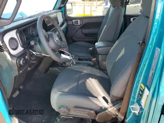 2024 Jeep Wrangler Willys z VIN 1C4RJXN67RW218280, wystawiony jako Copart lot #53845845 z przebiegiem 5 281 mil mil oraz Szkoda całkowita • Salvage title. Historia ofert i sprzedaży dostępna na DreamBid. Obrazek 7.