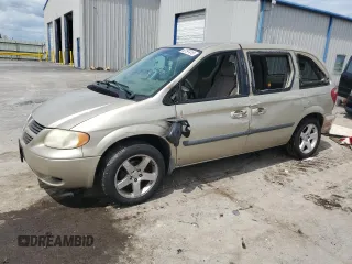 2006 Dodge Caravan SXT with VIN 1D4GP45R46B742510, listed as a Copart auction lot 63197415 with 158,589 mi miles and Salvage title. Bid and sale history available at DreamBid. Image 1.