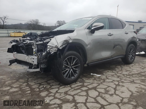 2025 Lexus NX with VIN 2T2GDCAZ0SC020464, listed as a Copart auction lot 85345254 with 8,260 mi miles and Salvage Title. Bid and sale history available at carsss.com. Image 1.