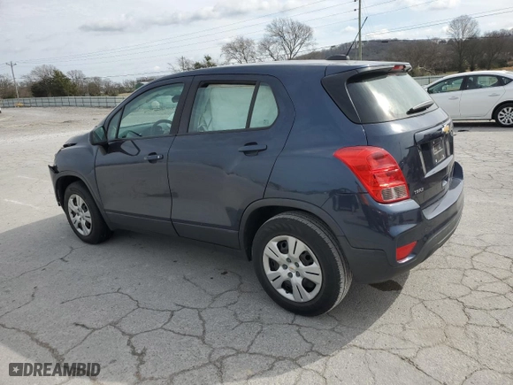 2018 Chevrolet Trax LS with VIN 3GNCJKSB4JL155618, listed as a Copart auction lot 49639925 with 102,538 mi miles and Salvage Title. Bid and sale history available at carsss.com. Image 2.