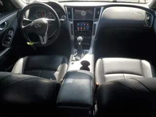 2019 Infiniti Q50 Luxe with VIN JN1EV7AP1KM542816, listed as a Copart auction lot 59216945 with 64,029 mi miles and Salvage title. Bid and sale history available at DreamBid. Image 8.