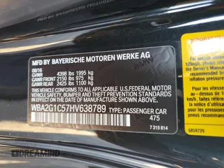 2017 BMW M2 z VIN WBA2G1C57HV638789, wystawiony jako Copart lot #37268344 z przebiegiem 75 902 mil mil oraz . Historia ofert i sprzedaży dostępna na DreamBid. Obrazek 12.