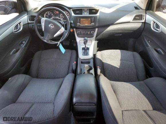 2015 Nissan Sentra SV with VIN 3N1AB7AP1FY334302, listed as a Copart auction lot 48362855 with 107,701 mi miles and Salvage Title. Bid and sale history available at carsss.com. Image 8.