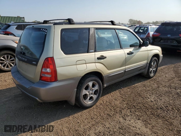 2003 Subaru Forester XS with VIN JF1SG65643H738836, listed as a Copart auction lot 71402534 with 219,860 mi miles and Salvage Title. Bid and sale history available at carsss.com. Image 3.