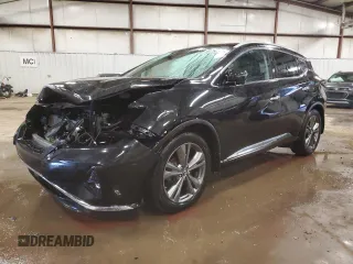 2019 Nissan Murano S with VIN 5N1AZ2MS3KN127005, listed as a Copart auction lot 84760074 with 94,627 mi miles and Salvage Title. Bid and sale history available at carsss.com. Image 1.