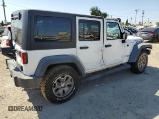 2015 Jeep Wrangler Unlimited Rubicon with VIN 1C4BJWFG6FL585283, listed as a Copart auction lot 48793015 with 0 mi miles and Salvage Title. Bid and sale history available at carsss.com. Image 3.