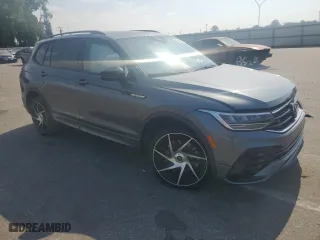 2023 Volkswagen Tiguan SE R-Line Black with VIN 3VV8B7AX5PM014471, listed as a Copart auction lot 62443634 with 37,707 mi miles and Salvage Title. Bid and sale history available at carsss.com. Image 4.