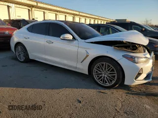 2021 Genesis G70 2.0T with VIN KMTG34LA0MU070275, listed as a Copart auction lot 74700153 with 42,441 mi miles. Bid and sale history available at carsss.com. Image 4.