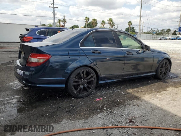 2010 Mercedes-Benz C 300 Sport with VIN WDDGF5EB6AF377053, listed as a Copart auction lot 55107705 with 202,956 mi miles and Salvage Title. Bid and sale history available at DreamBid. Image 3.