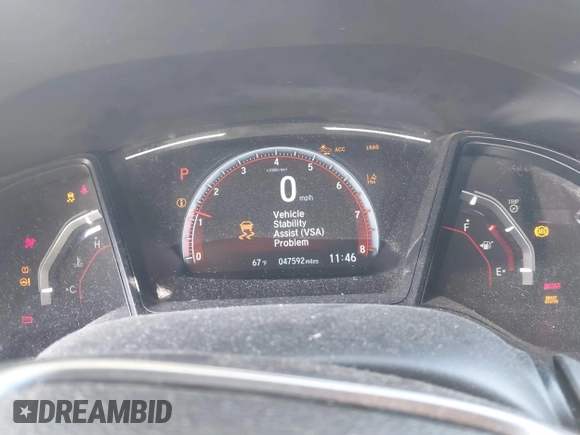 2021 Honda Civic Sport with VIN SHHFK7H40MU408315, listed as a IAAI auction lot 41820719 with 47,592 mi miles and . Bid and sale history available at DreamBid. Image 7.