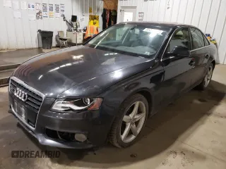 2009 Audi A4 Prestige with VIN WAUMK78K09A113154, listed as a Copart auction lot 55063335 with 90,947 mi miles and Salvage title. Bid and sale history available at DreamBid. Image 1.
