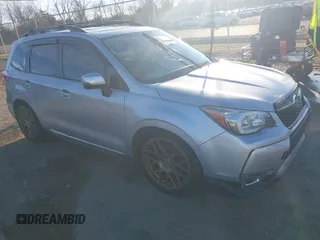 2016 Subaru Forester 2.0XT Touring with VIN JF2SJGXCXGH482715, listed as a IAAI auction lot 41211792 with 95,610 mi miles. Bid and sale history available at carsss.com. Image 1.