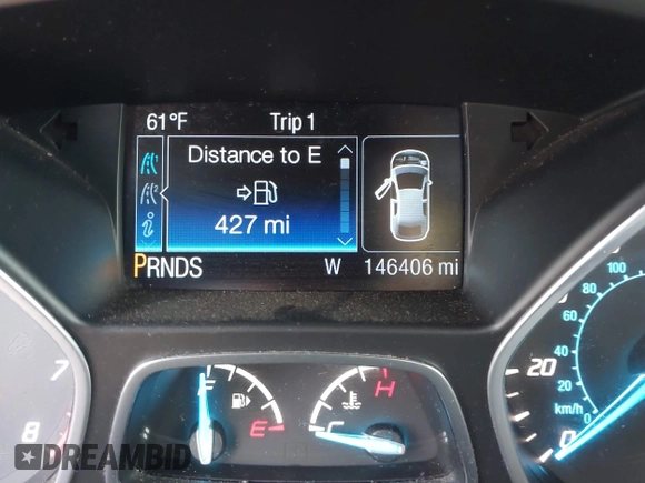 2014 Ford Escape Titanium with VIN 1FMCU0JX5EUC00297, listed as a IAAI auction lot 41928316 with 146,406 mi miles. Bid and sale history available at carsss.com. Image 7.