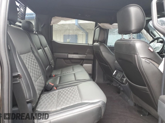 2021 Ford F-150 XL with VIN 1FTFW1E52MFB31825, listed as a Copart auction lot 61462735 with 76,653 mi miles and Salvage title. Bid and sale history available at DreamBid. Image 10.