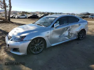 2008 Lexus IS F with VIN JTHBP262X85002134, listed as a Copart auction lot 76421374 with 77,292 mi miles and Salvage Title. Bid and sale history available at carsss.com. Image 1.