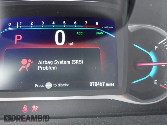 2021 Honda Pilot Special Edition with VIN 5FNYF6H25MB078596, listed as a IAAI auction lot 42033012 with 70,467 mi miles and . Bid and sale history available at DreamBid. Image 15.