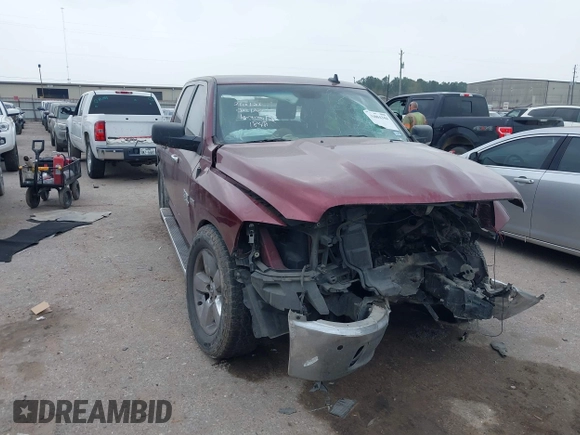 2016 Ram 1500 Lone Star with VIN 3C6RR6LT0GG351848, listed as a IAAI auction lot 41804344 with 193,106 mi miles. Bid and sale history available at carsss.com. Image 1.
