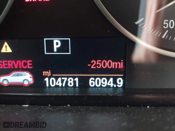 2017 BMW X3 sDrive28i with VIN 5UXWZ7C39H0X41286, listed as a IAAI auction lot 41577117 with 104,781 mi miles. Bid and sale history available at carsss.com. Image 15.