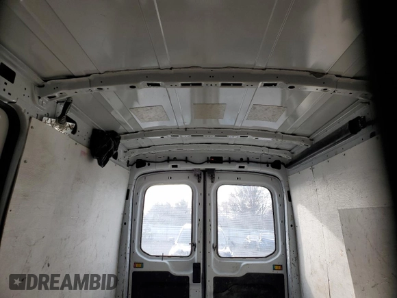 2023 Ford Transit Cargo with VIN 1FTBR2C8XPKA42105, listed as a Copart auction lot 80028384 with 136,464 mi miles and Salvage title. Bid and sale history available at DreamBid. Image 10.