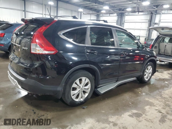 2013 Honda CR-V EX-L with VIN 5J6RM4H77DL000757, listed as a Copart auction lot 47537135 with 212,576 mi miles and Salvage Title. Bid and sale history available at carsss.com. Image 3.