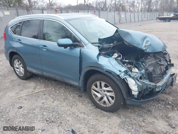 2016 Honda CR-V EX-L with VIN 2HKRM4H71GH667192, listed as a IAAI auction lot 41737621 with 58,815 mi miles. Bid and sale history available at carsss.com. Image 1.
