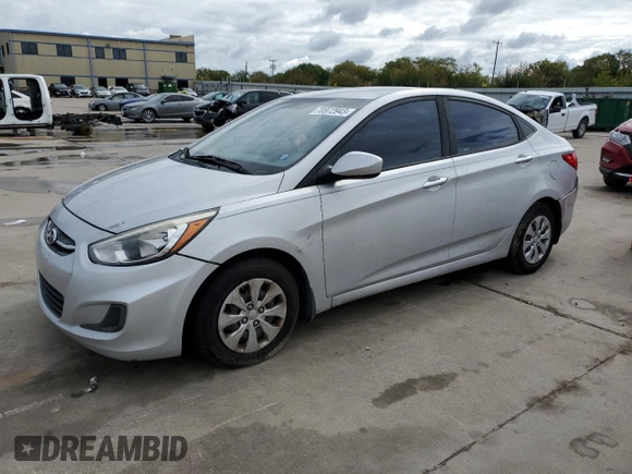 2016 Hyundai Accent SE with VIN KMHCT4AE4GU103149, listed as a Copart auction lot 70972943 with 142,092 mi miles and . Bid and sale history available at DreamBid. Image 1.