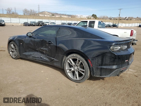 2019 Chevrolet Camaro 1LT with VIN 1G1FB1RSXK0157500, listed as a Copart auction lot 45799895 with 41,827 mi miles and Salvage Title. Bid and sale history available at carsss.com. Image 2.