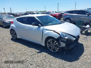 2016 Hyundai Veloster Turbo with VIN KMHTC6AE1GU249584, listed as a IAAI auction lot 42402121 with 115,731 mi miles and . Bid and sale history available at DreamBid. Image 1.