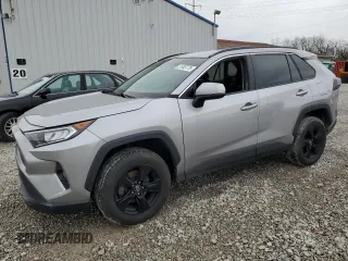 2020 Toyota RAV4 XLE with VIN 2T3P1RFV6LC083003, listed as a Copart auction lot 51905775 with 100,298 mi miles and Salvage Title. Bid and sale history available at DreamBid. Image 1.