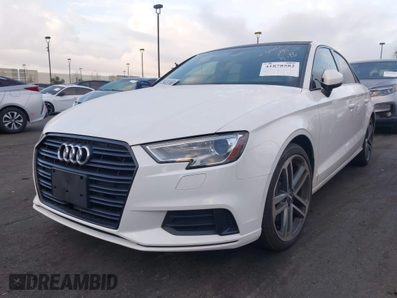 2019 Audi A3 Premium with VIN WAUAUGFF3KA101038, listed as a IAAI auction lot 41878582 with 61,726 mi miles and . Bid and sale history available at DreamBid. Image 6.