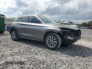 2019 Infiniti QX50 Luxe with VIN 3PCAJ5M16KF135750, listed as a Copart auction lot 51759265 with 159,965 mi miles and Salvage title. Bid and sale history available at DreamBid. Image 4.