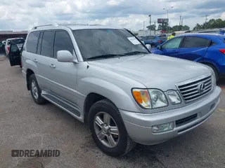 2006 Lexus LX 470 z VIN JTJHT00W164015474, wystawiony jako IAAI lot #39910698 z przebiegiem Nie podano mil oraz . Historia ofert i sprzedaży dostępna na DreamBid. Obrazek 1.