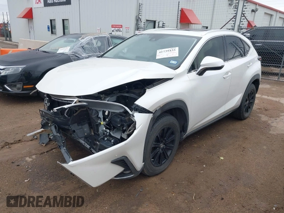 2021 Lexus NX 300 with VIN JTJDARBZ5M5023097, listed as a IAAI auction lot 41739435 with 45,885 mi miles and . Bid and sale history available at DreamBid. Image 18.