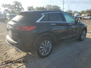 2022 Infiniti QX50 Pure with VIN 3PCAJ5AB2NF117098, listed as a Copart auction lot 83414574 with 30,779 mi miles and Salvage title. Bid and sale history available at DreamBid. Image 3.