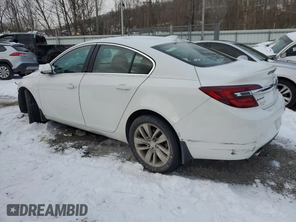 2015 Buick Regal z VIN 2G4GK5EX8F9191513, wystawiony jako Copart lot #88121745 z przebiegiem 137 173 mil mil oraz Szkoda całkowita • Salvage title. Historia ofert i sprzedaży dostępna na DreamBid. Obrazek 2.