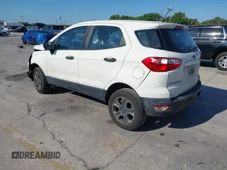 2020 Ford EcoSport S with VIN MAJ6S3FL6LC337367, listed as a IAAI auction lot 41892241 with 160,862 mi miles and . Bid and sale history available at DreamBid. Image 3.