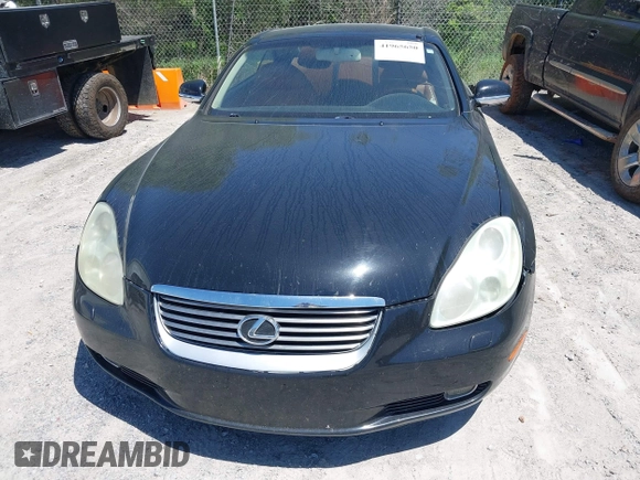 2004 Lexus SC 430 with VIN JTHFN48YX40055542, listed as a IAAI auction lot 41965650 with 204,228 mi miles and . Bid and sale history available at DreamBid. Image 6.