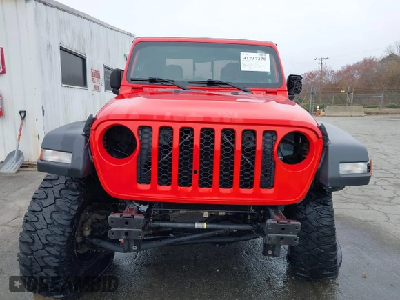 2020 Jeep Gladiator Sport S with VIN 1C6HJTAG3LL108524, listed as a IAAI auction lot 41737270 with 76,545 mi miles. Bid and sale history available at carsss.com. Image 12.