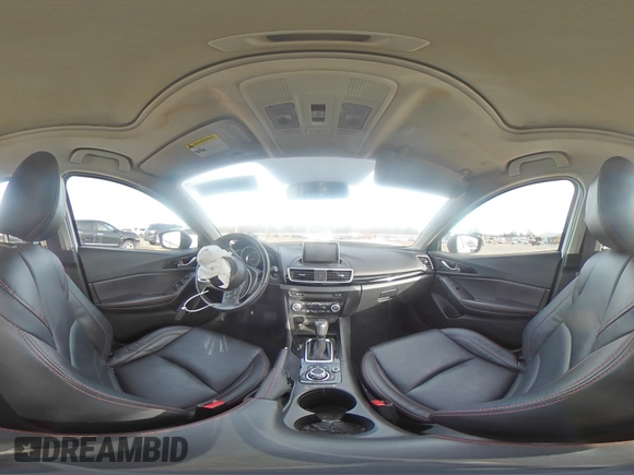 2015 Mazda 3 i Grand Touring with VIN JM1BM1W70F1234004, listed as a Copart auction lot 46034045 with 106,514 mi miles and Salvage Title. Bid and sale history available at DreamBid. Image 13.