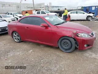 2011 Lexus IS 250 C with VIN JTHFF2C26B2514815, listed as a IAAI auction lot 42465891 with 186,673 mi miles and . Bid and sale history available at DreamBid. Image 1.