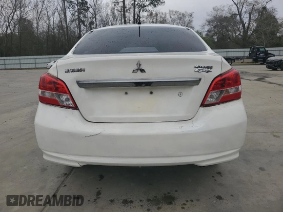 2017 Mitsubishi Mirage G4 ES with VIN ML32F3FJ2HHF09664, listed as a Copart auction lot 49773765 with 134,596 mi miles and Salvage Title. Bid and sale history available at carsss.com. Image 6.